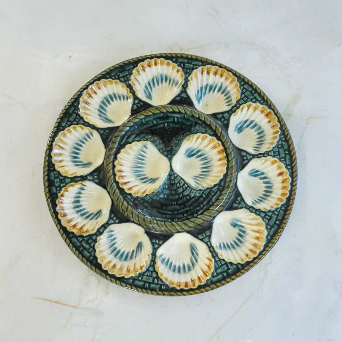 VINTAGE LONGCHAMP OYSTER PLATTER