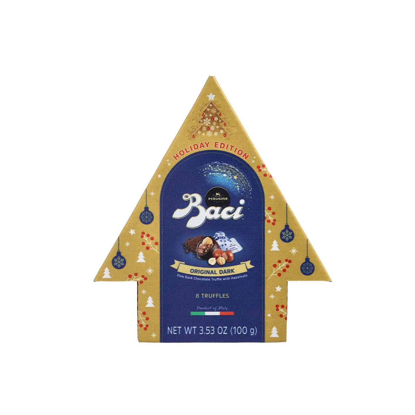 BACI CHRISTMAS TREE DARK CHOCOLATE TRUFFLE WITH HAZELNUTS 100g