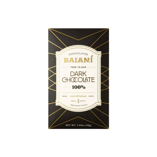 BAIANI 100% DARK CHOCOLATE 58g
