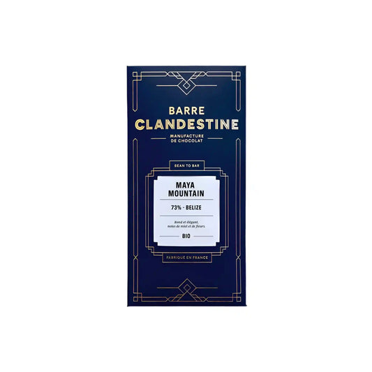 BARRE CLANDESTINE MAYA MOUNTAIN 73% CACAO CHOCOLATE 60g