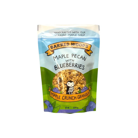 BARRED WOODS MAPLE PECAN GRANOLA WITH BLUEBERRIES 284g
