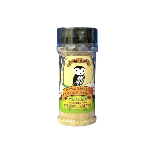 BARRED WOODS MAPLE SUGAR GARLIC & PEPPER SEASONING 142g