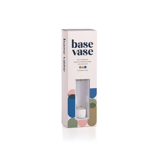 BASE VASE SINGLE CLEAR