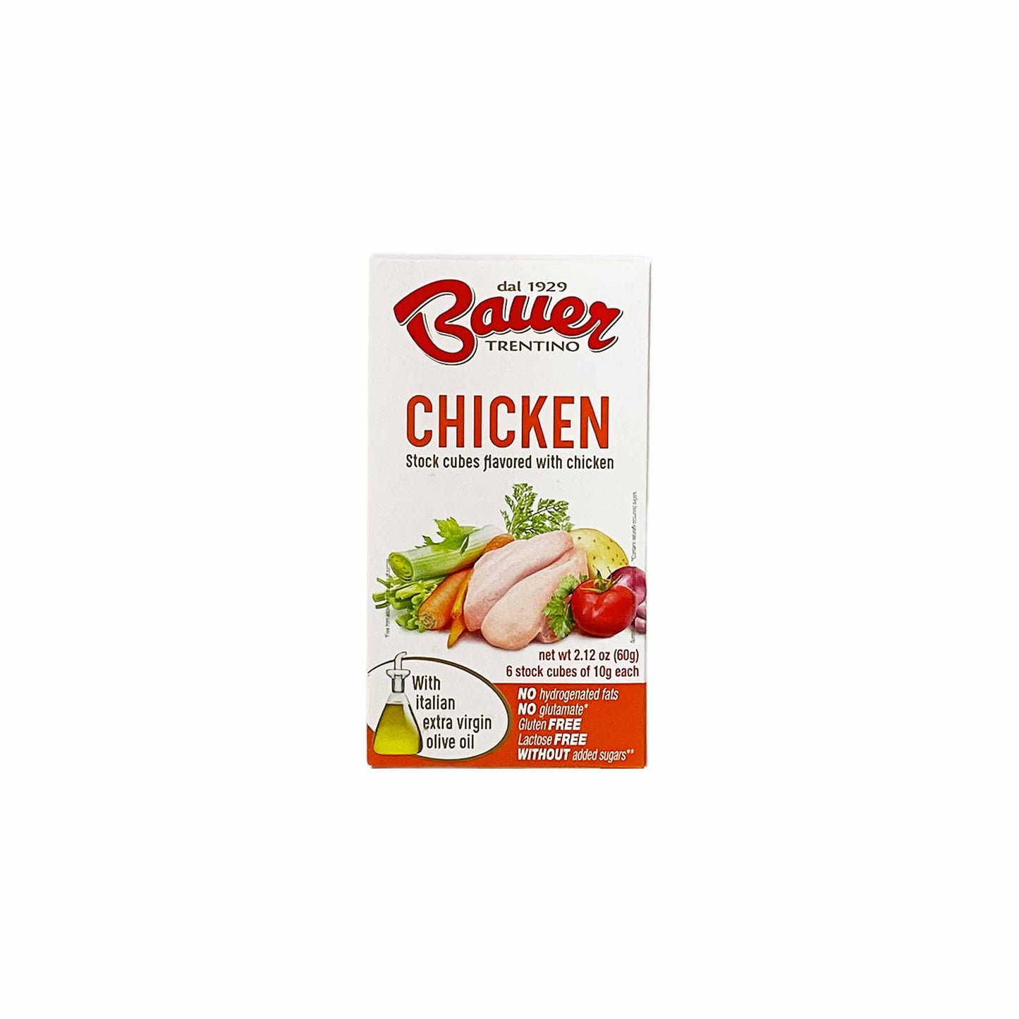 BAUER CHICKEN STOCK CUBES 60g