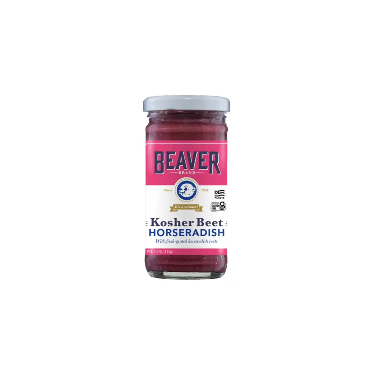 BEAVER KOSHER BEET HORSERADISH 4OZ