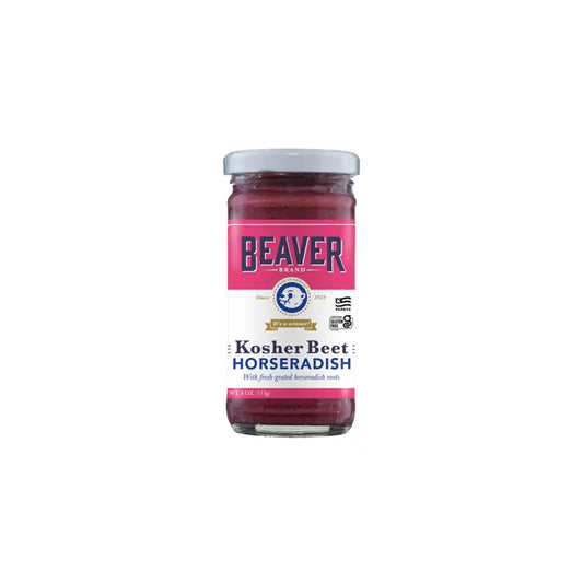 BEAVER KOSHER BEET HORSERADISH 4OZ