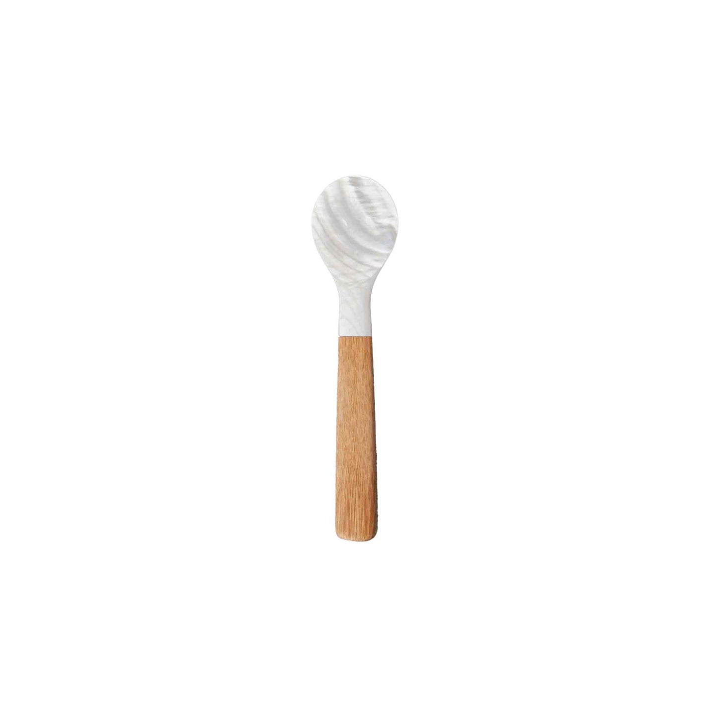 BE HOME MEDIUM SEASHELL & BAMBOO SPOON
