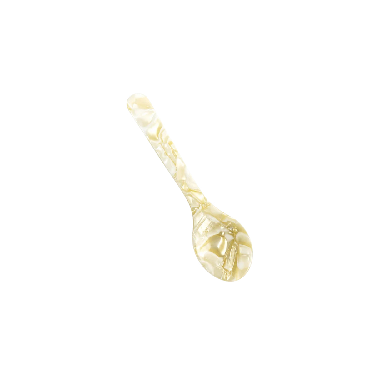 MARBLED DESSERT SPOON BEIGE