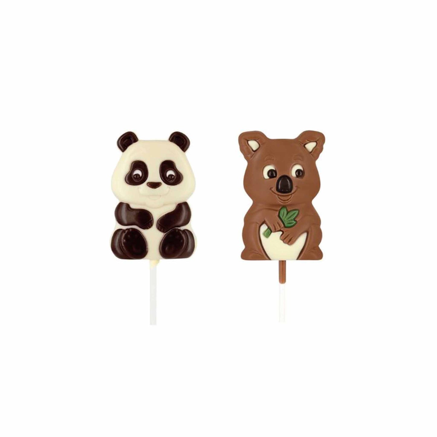 BELFINE KOALA / PANDA ASSORTED CHOCOLATE POP 25g
