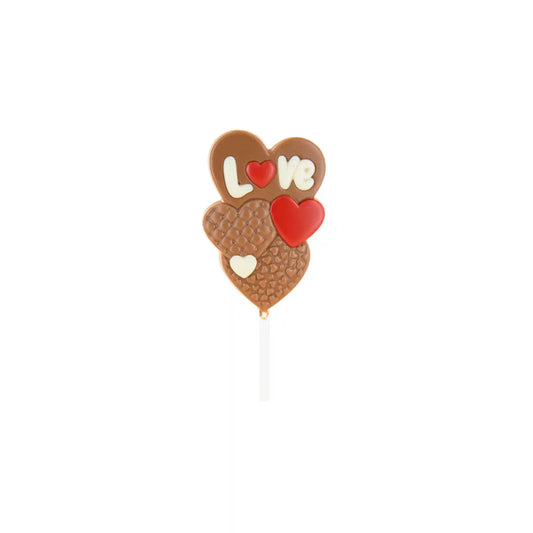 BELFINE LOVE HEART CHOCOLATE POP 25g