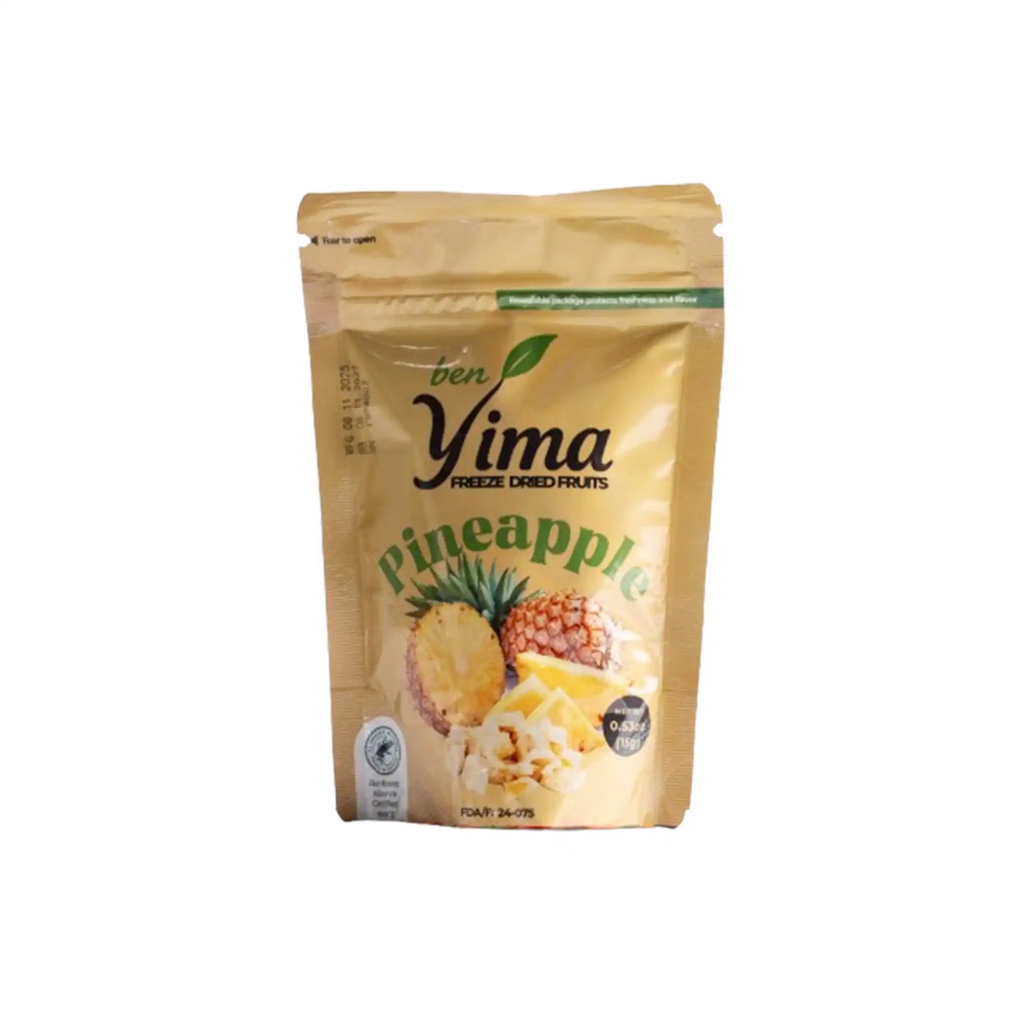 BEN YIMA FREEZE DRIED PINEAPPLE 15g