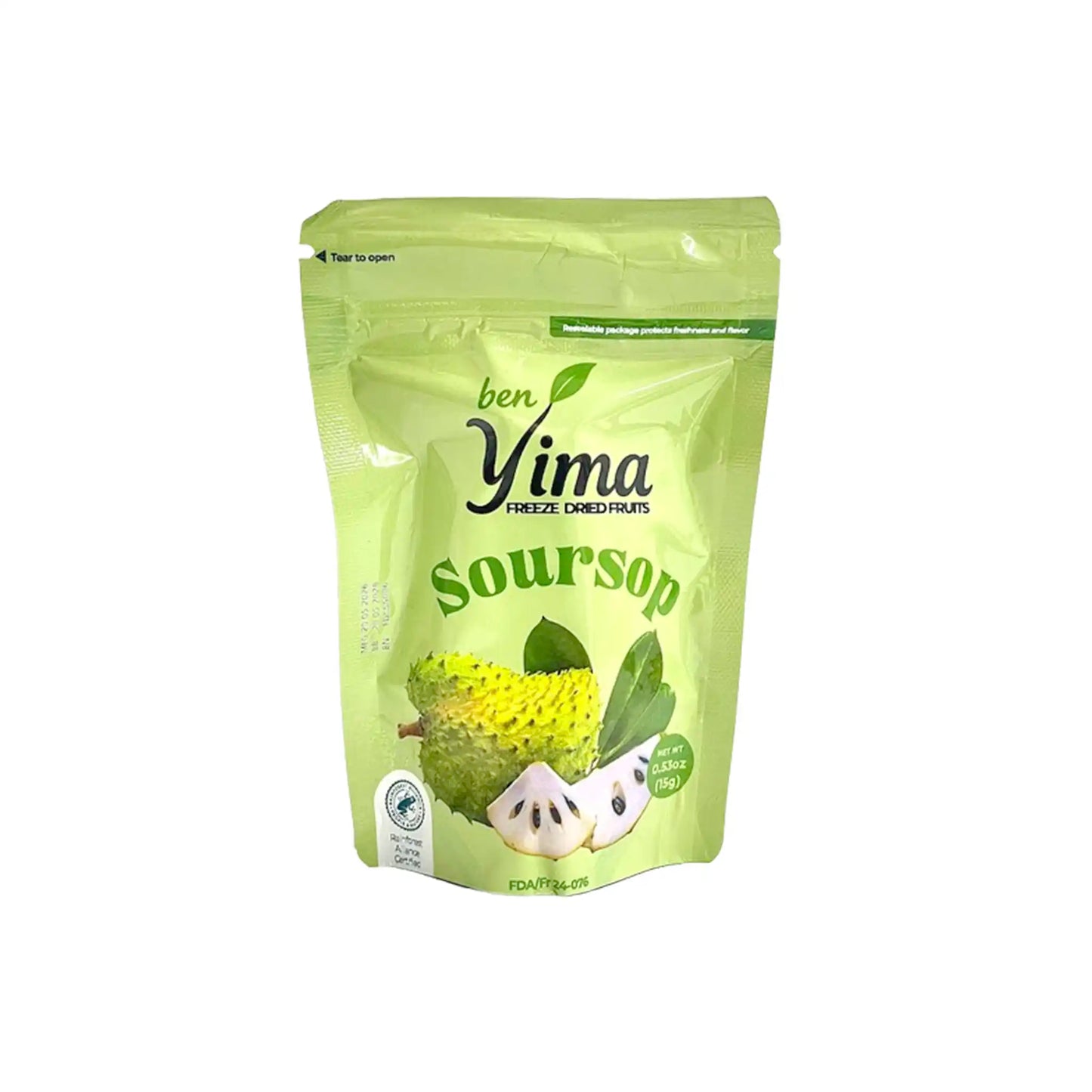 BEN YIMA FREEZE DRIED SOURSOP 15g
