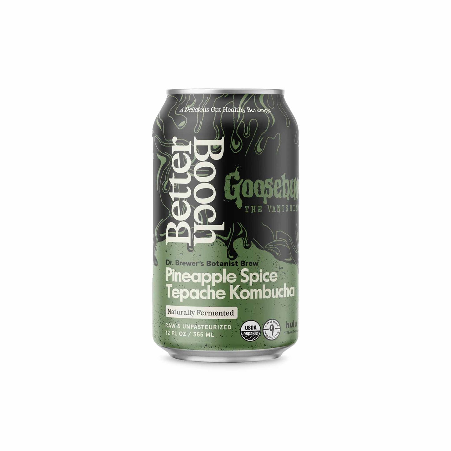 BETTER BOOCH GOOSEBUMPS PINEAPPLE SPICE TEPACHE KOMBUCHA 12oz