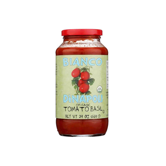 BIANCO DINAPOLI ORGANIC TOMATO BASIL SAUCE 24oz