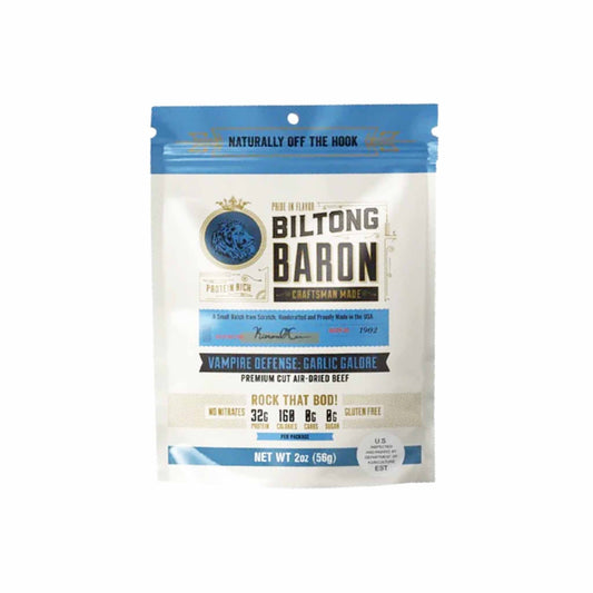 BILTONG BARON VAMPIRE DEFENSE PREMIUM CUT AIR-DRIED BEEF 2oz