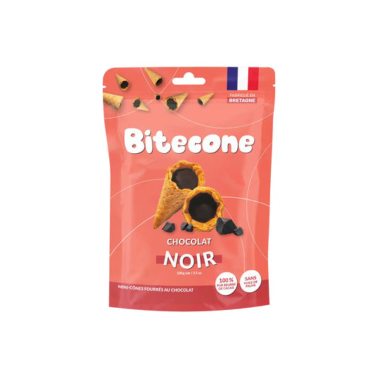 BITECONE DARK CHOCOLATE MINI CONES 100g