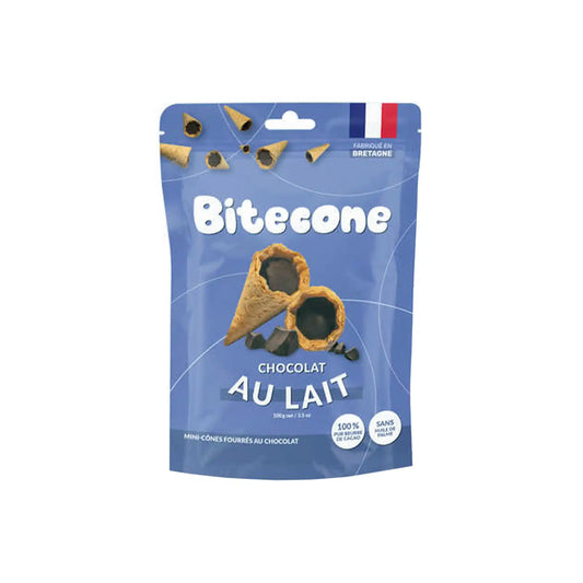 BITECONE MILK CHOCOLATE MINI CONES 100g