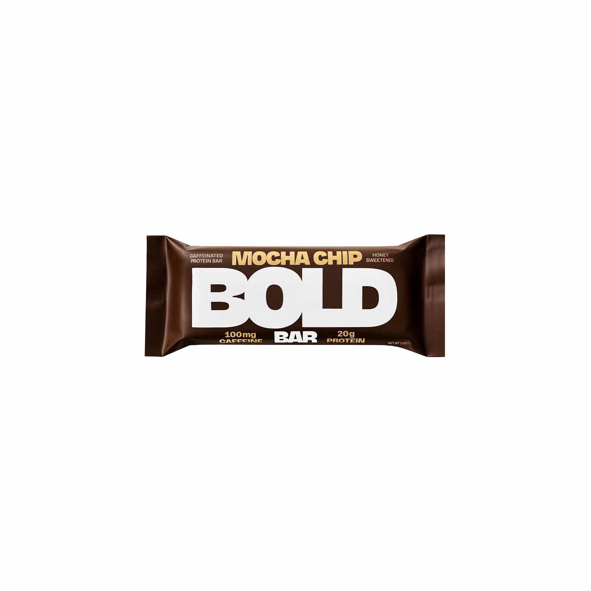 BOLD MOCHA CHIP CAFFEINATED PROTEIN BAR 65g – monsieur marcel