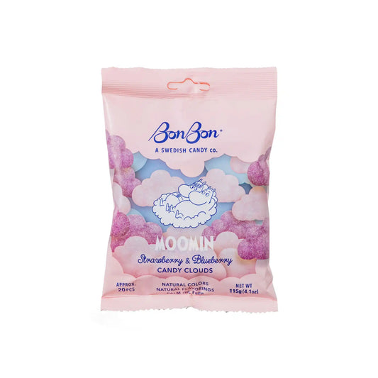 BONBON MOOMIN STRAWBERRY & BLUEBERRY CANDY CLOUDS 115g