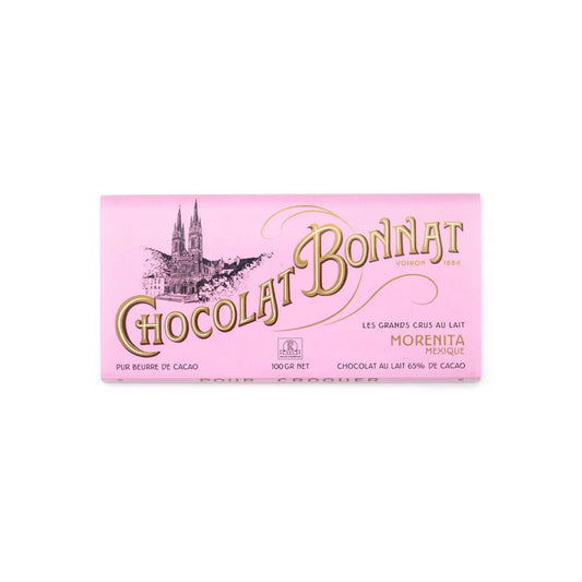 BONNAT MORENITA MEXIQUE MILK CHOCOLATE 65% BAR 100g