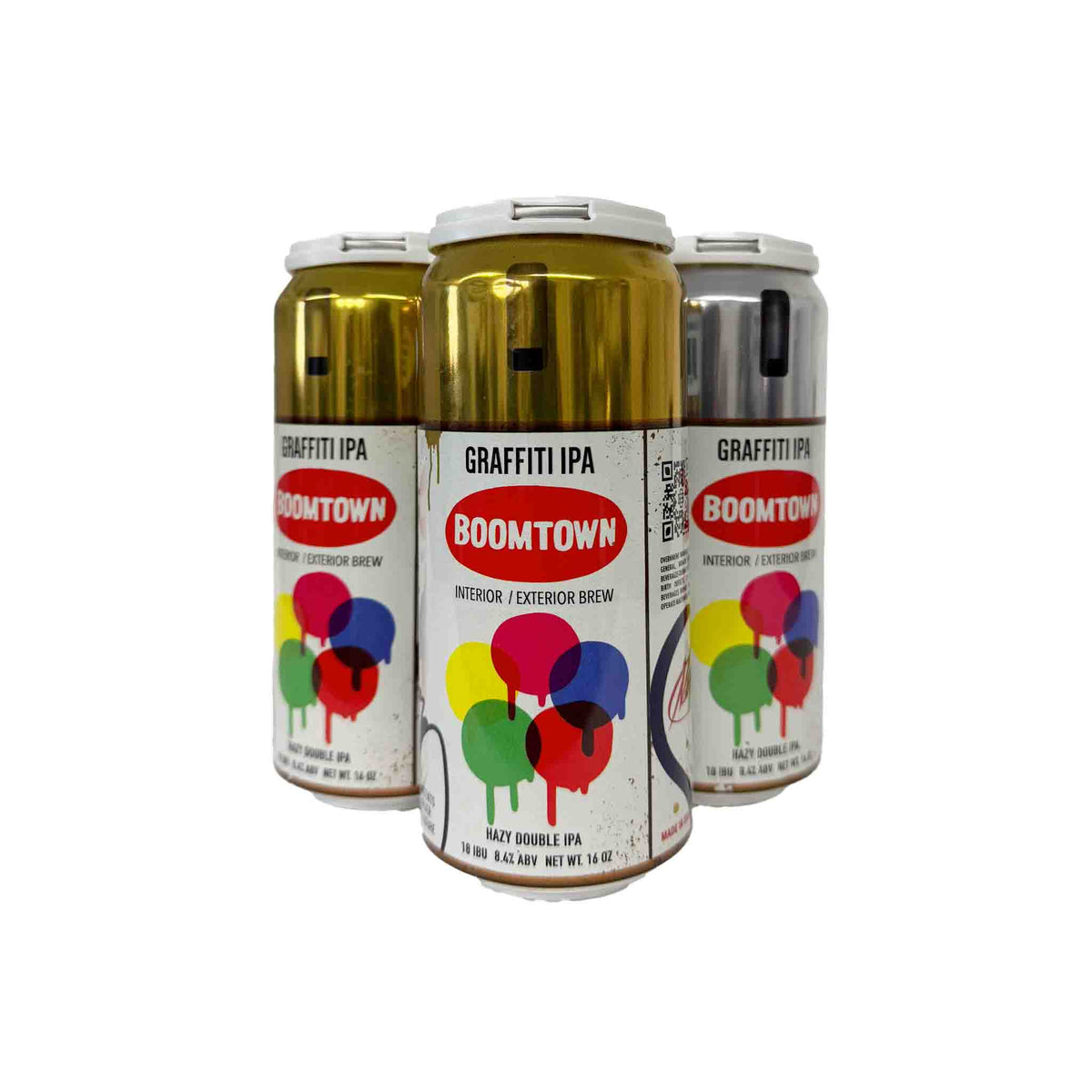 BOOMTOWN GRAFFITI HAZY DOUBLE IPA 16oz 4PACK – monsieur marcel gourmet ...