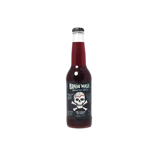 BRAIN WASH RED CARBONATED DRINK 12oz