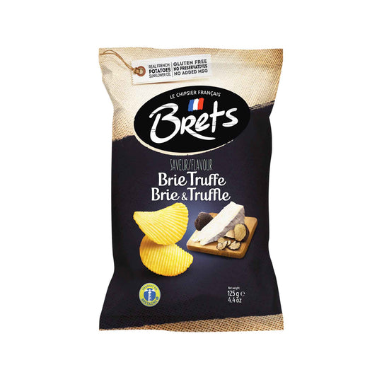 BRETS BRIE & TRUFFLE FLAVORED POTATO CHIPS 125g