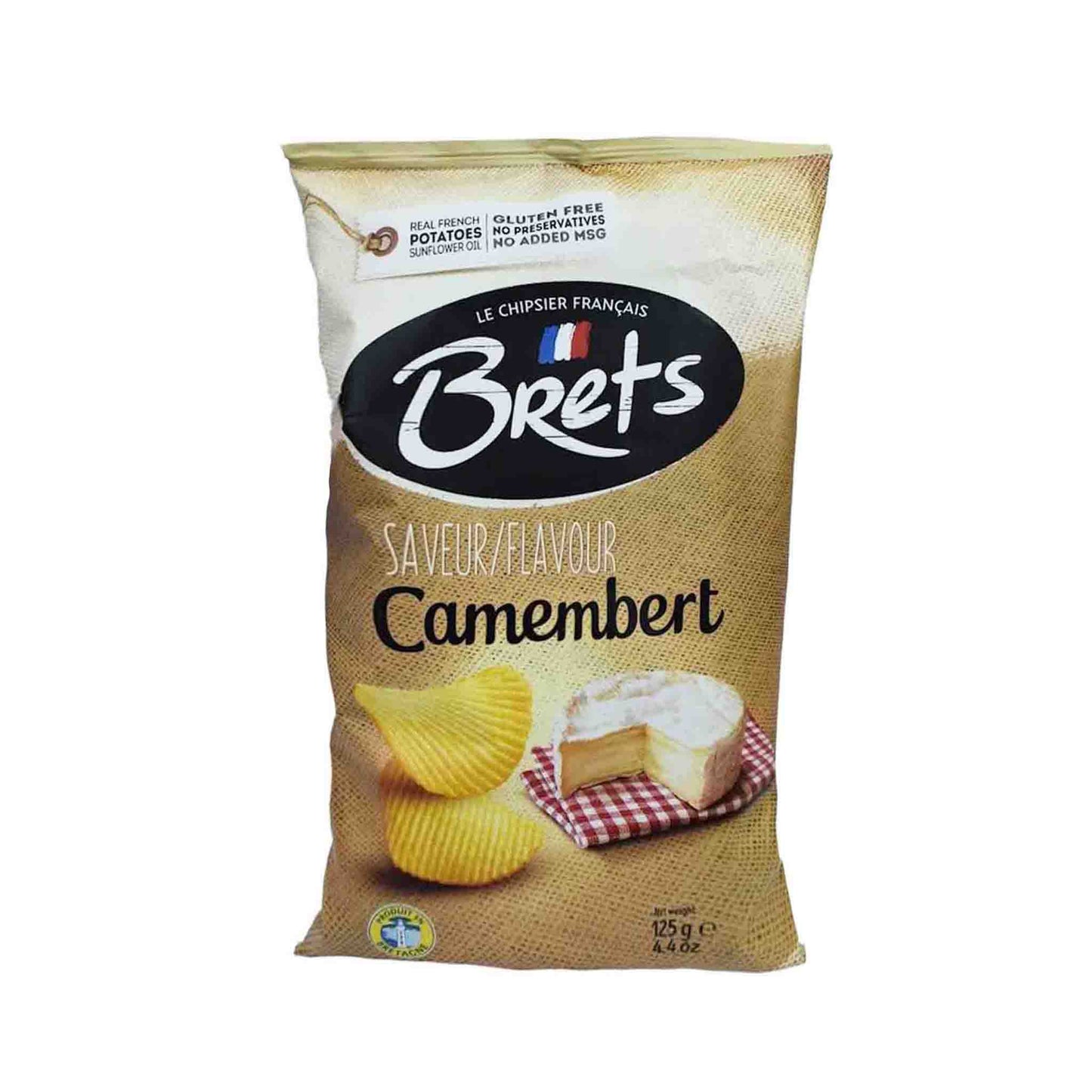 BRETS CAMEMBERT CHIPS 125g