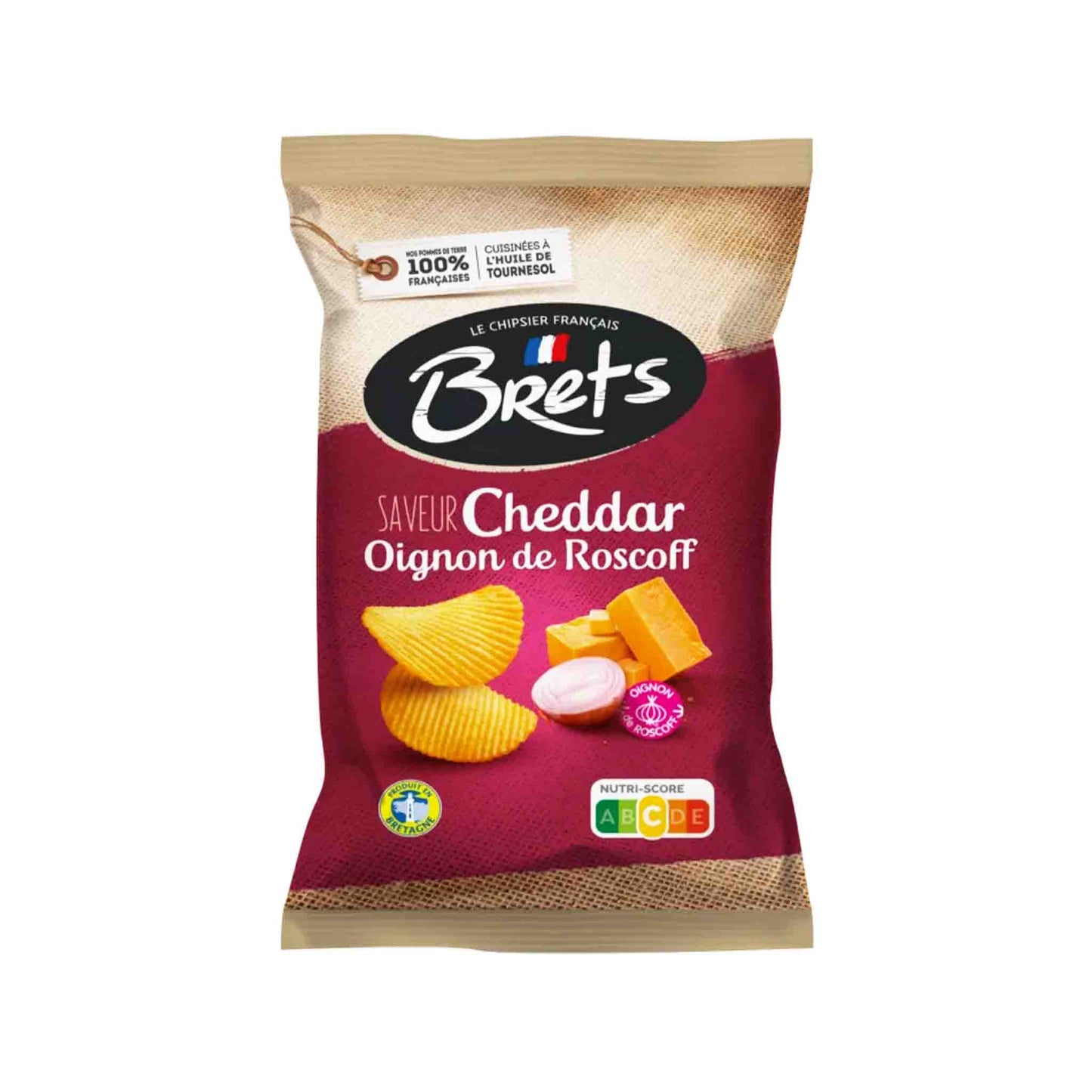 BRETS CHEDDAR & ONION POTATO CHIPS 125g