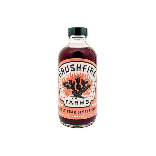 BRUSHFIRE PRICKLY PEAR SIMPLE SYRUP 8oz