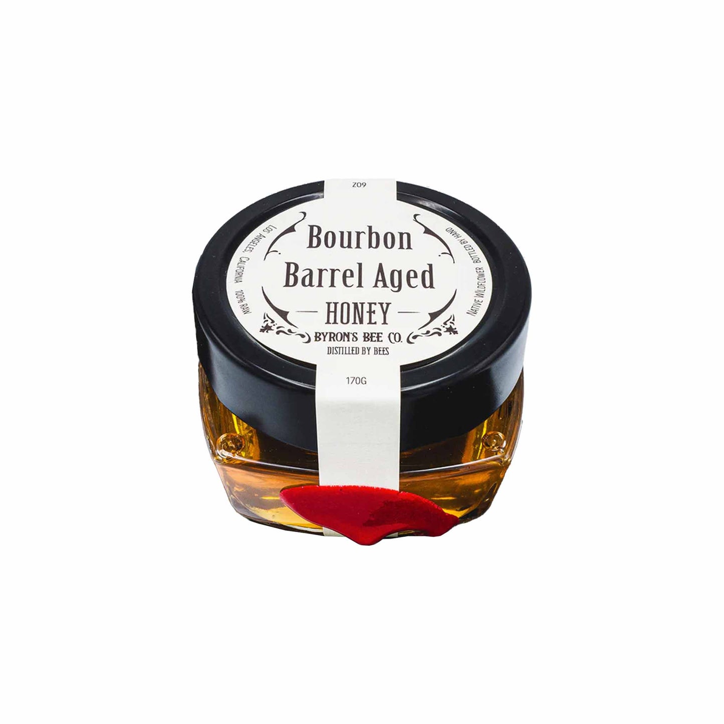 BYRON'S BEE CO. BOURBON BARREL AGED HONEY 170g