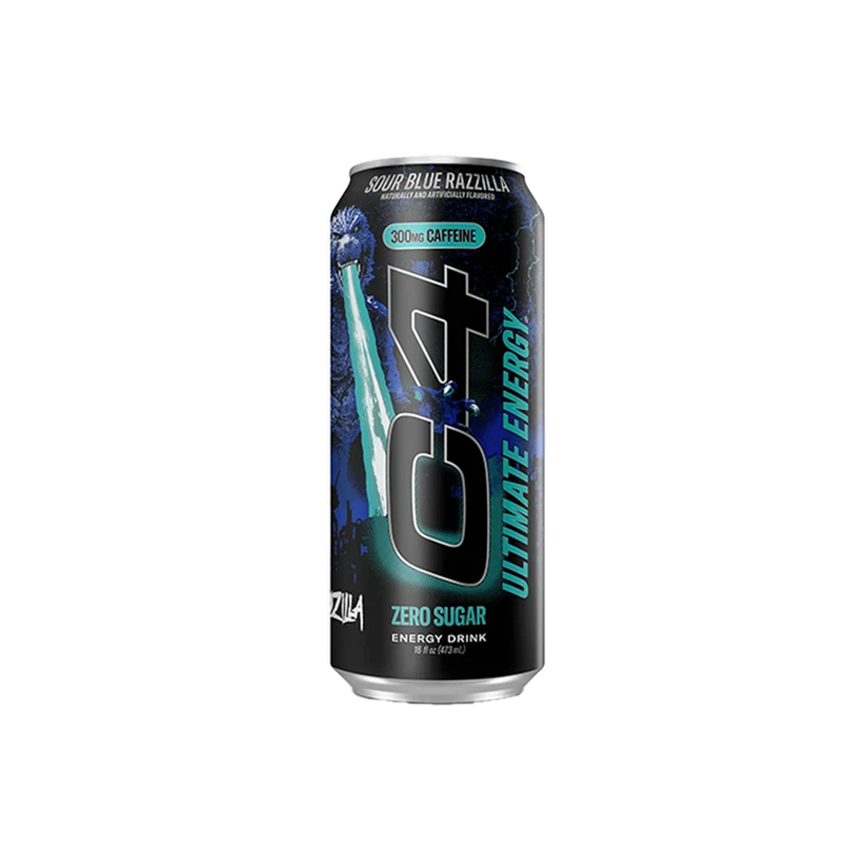 C4 SOUR BLUE RAZZILLA ZERO SUGAR 16oz
