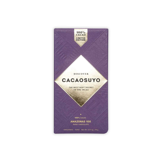 CACAOSUYO AMAZONAS 100% DARK CHOCOLATE 70g