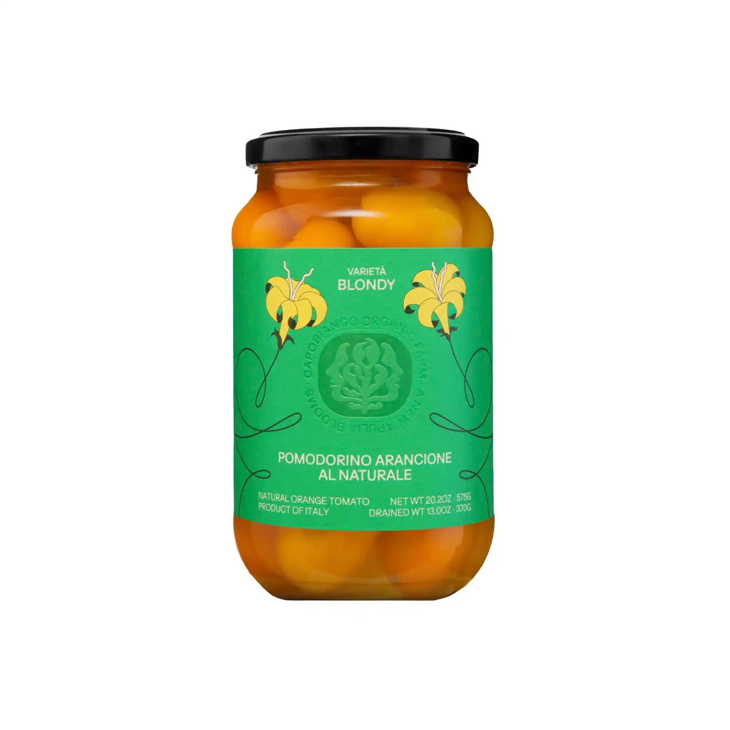 CAPOBIANCO TRADITIONAL ORGANIC ORANGE TOMATOES 575g