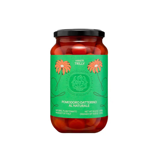 CAPOBIANCO TRADITIONAL ORGANIC PLUM TOMATOES 575g