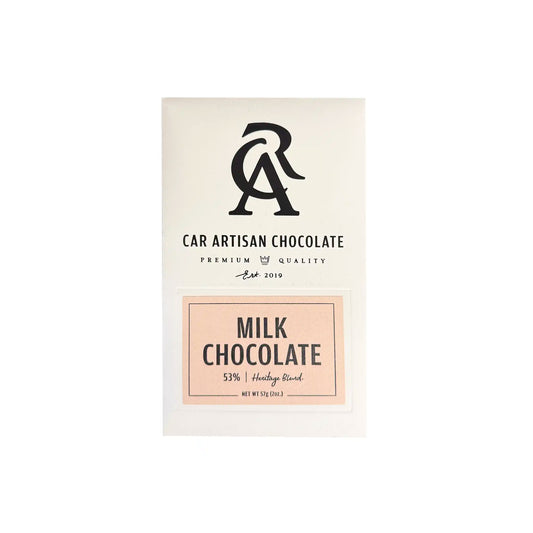 CAR ARTISAN CHOCOLATE 53% MILK CHOCOLATE 2oz