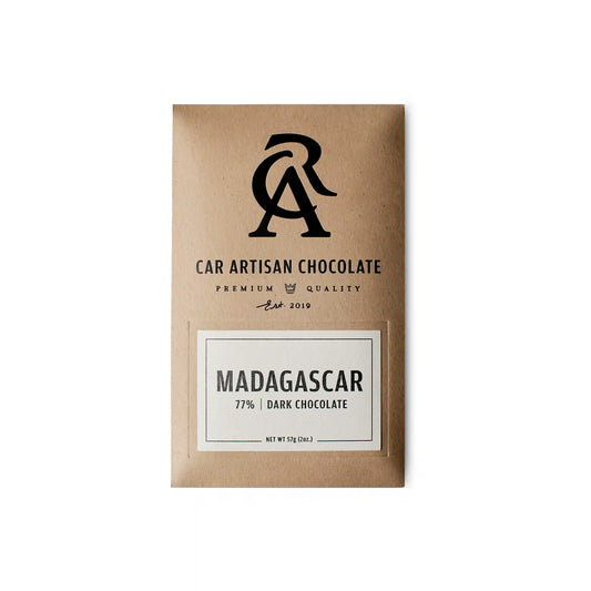 CAR ARTISAN CHOCOLATE MADAGASCAR 77% DARK CHOCOLATE 2oz