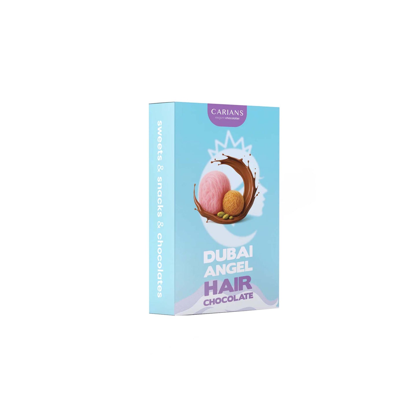 CARIANS DUBAI ANGEL HAIR CHOCOLATE 110g