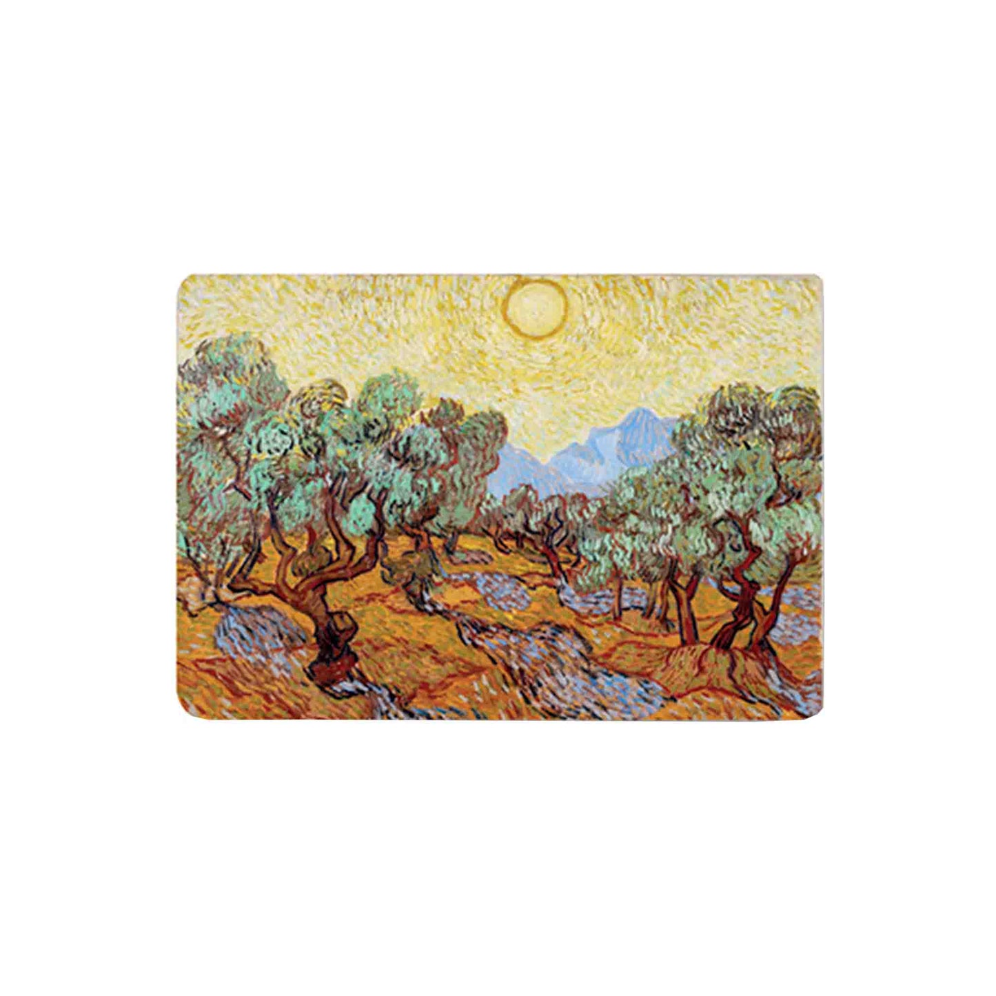 CARTEXPO VINCENT VAN GOGH "OLIVIERS AVEC CIEL JAUNE 1889" VINTAGE STYLE PLACEMAT