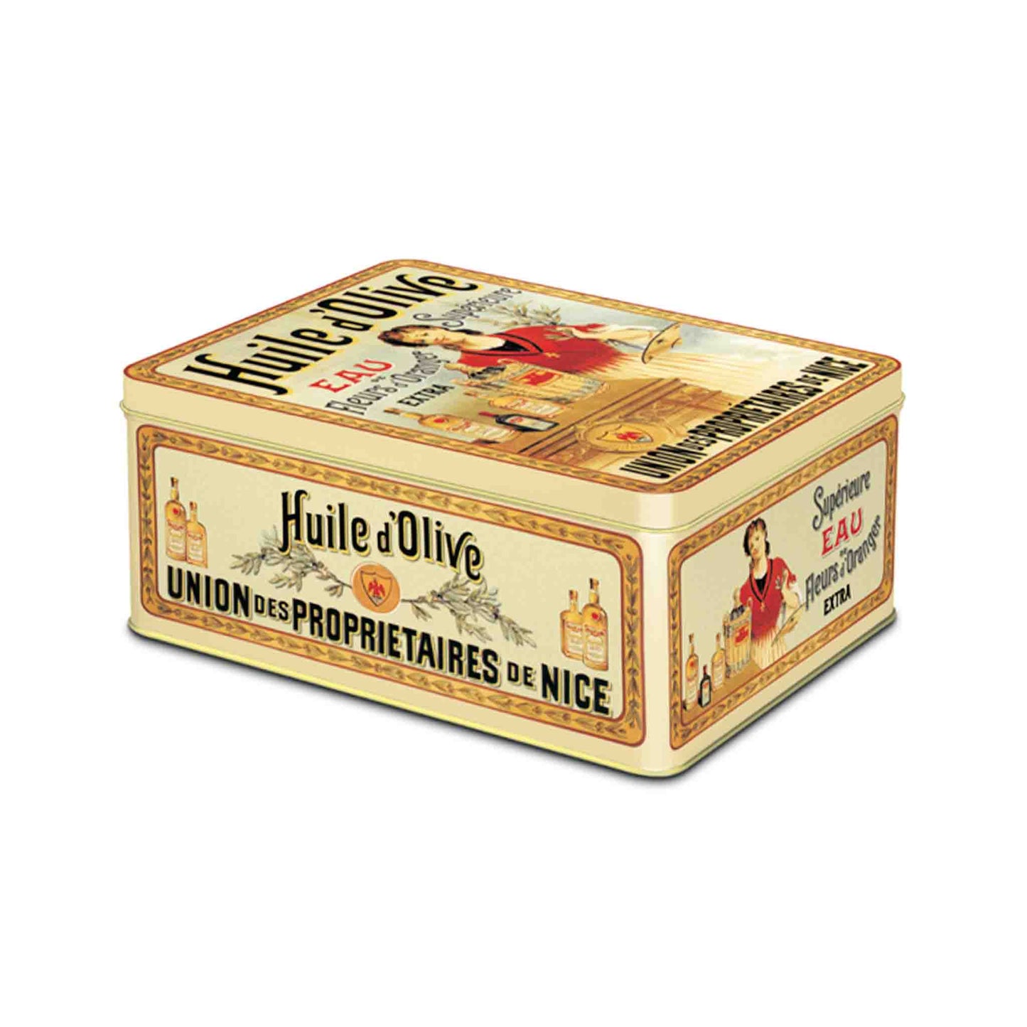 CARTEXPO "HUILE D'OLIVE SUPERIEURE" LARGE METAL BOX