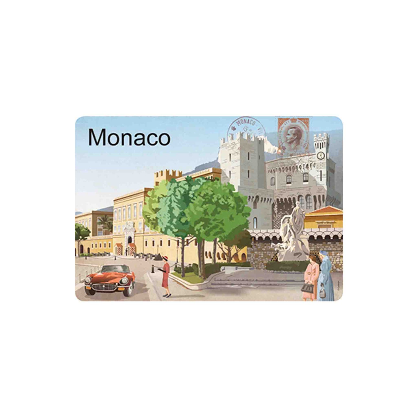 CARTEXPO "MONACO PALAIS" VINTAGE STYLE PLACEMAT