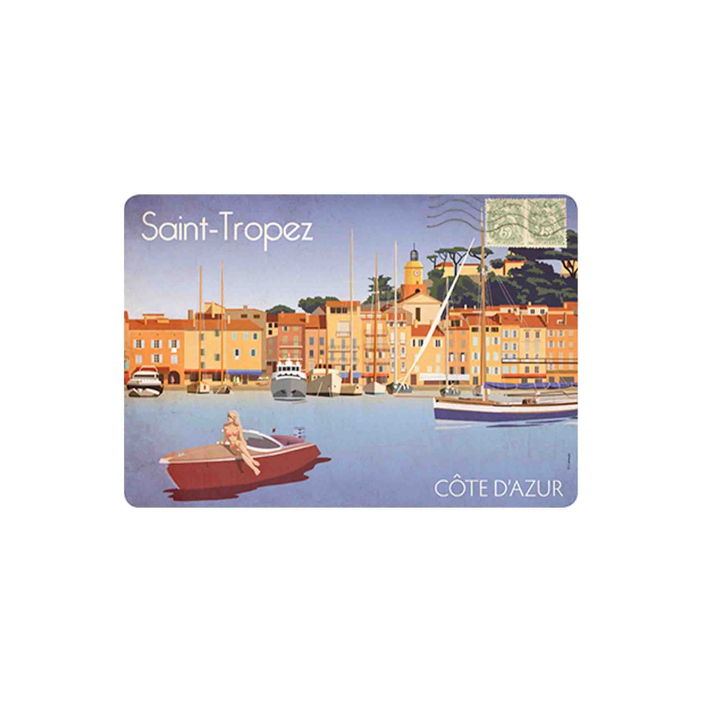 CARTEXPO "SAINT-TROPEZ" VINTAGE STYLE PLACEMAT