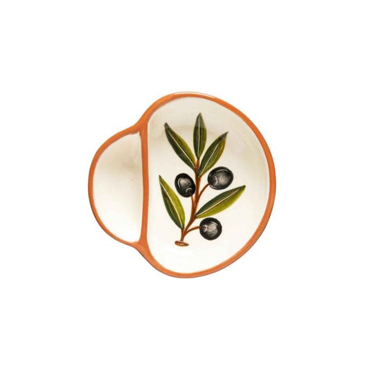 CASAFINA ALENTEJO TERRACOTTA OLIVE DISH