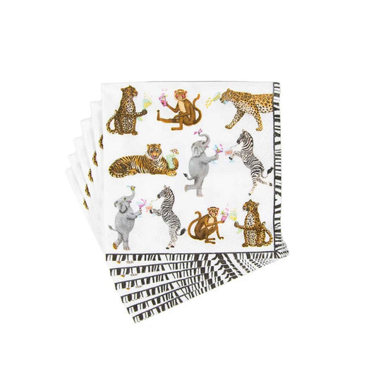 CASPARI COCKTAILS GONE WILD COCKTAIL NAPKINS 20 COUNT