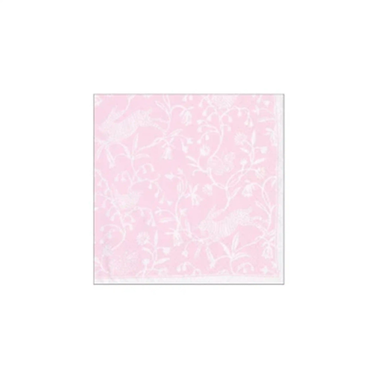 CASPARI HEDGEROW PETAL PINK COCKTAIL NAPKINS 20 COUNT