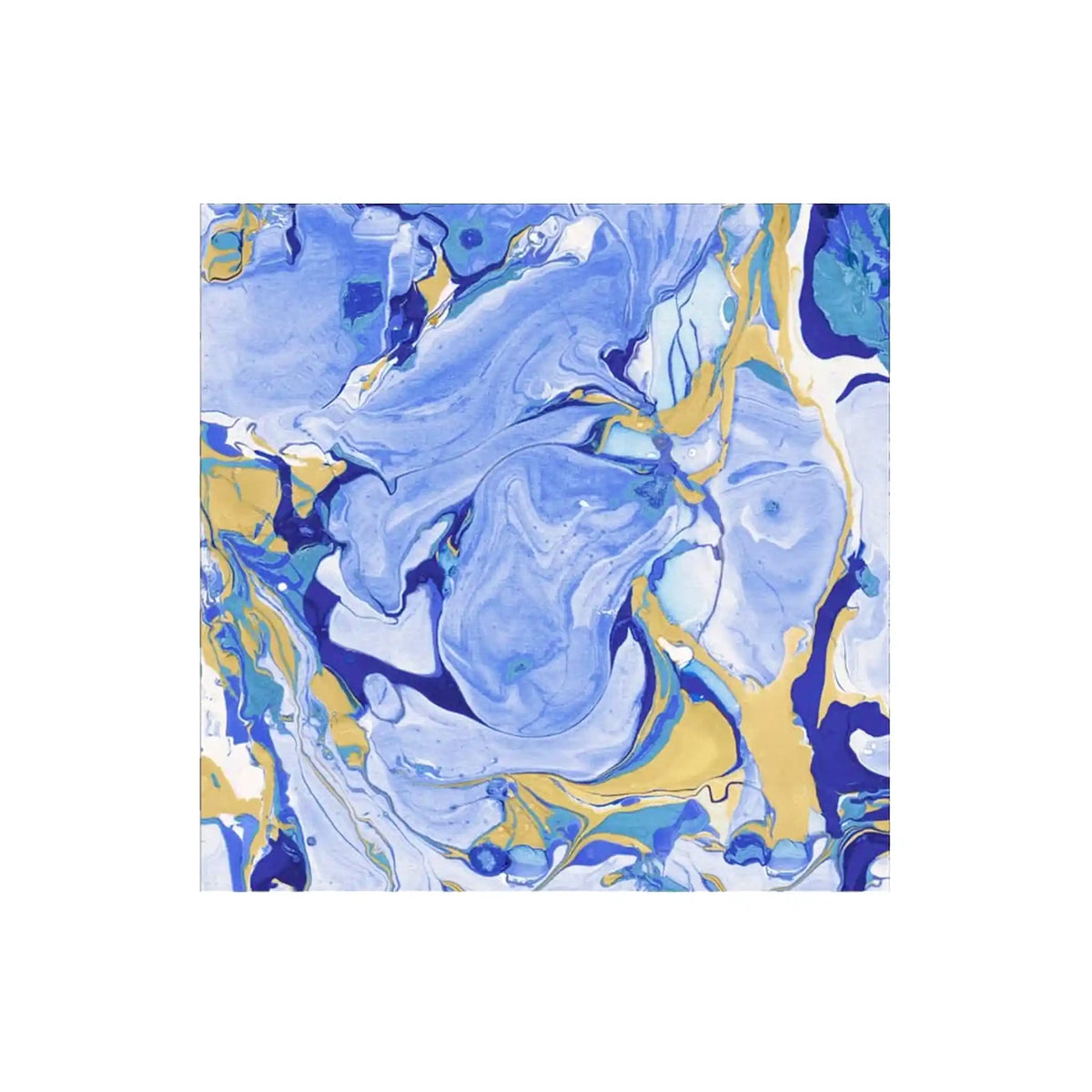 CASPARI MARBLED BLUE NAPKINS 20ct