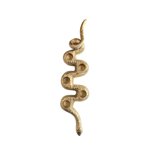 CAST ALUMINUM SNAKE TAPER HOLDER