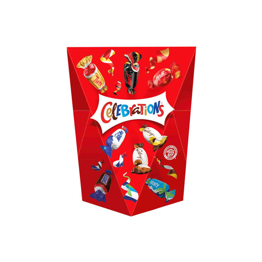 CELEBRATIONS MILK CHCOLATES IN SMALL CARTON 185g