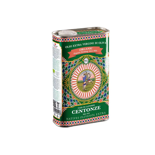 CENTONZE ORGANIC EXTRA VIRGIN OLIVE OIL TIN 16.9oz