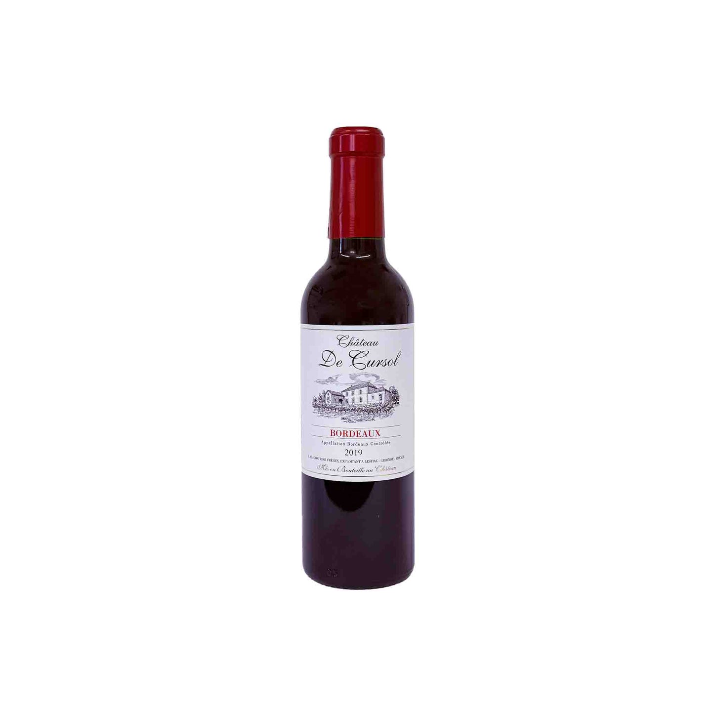 CHATEAU DE CURSOL BORDEAUX 2019 375ml